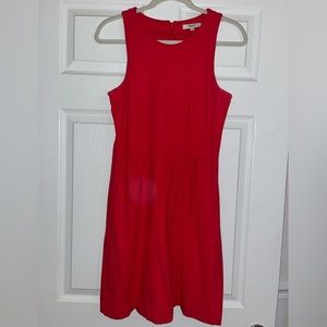 Women’s red dress